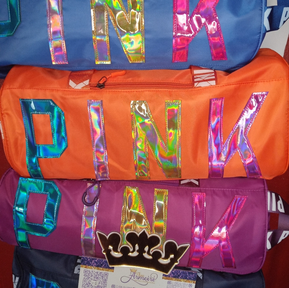 NEW *Pink* Sports Gym Duffle, NAVY BLUE, Waterproof, Multi Use